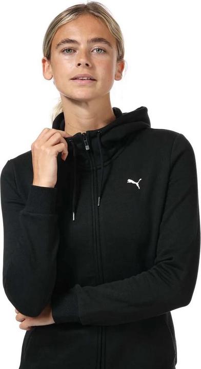 Actual product image Puma Womens/Ladies Essentials Logo Full Zip Hoodie (32 D)