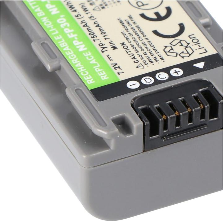 Actual product image Sony Battery NP-FP50, DCR-HC series, DCR-DVD (Rechargeable battery)