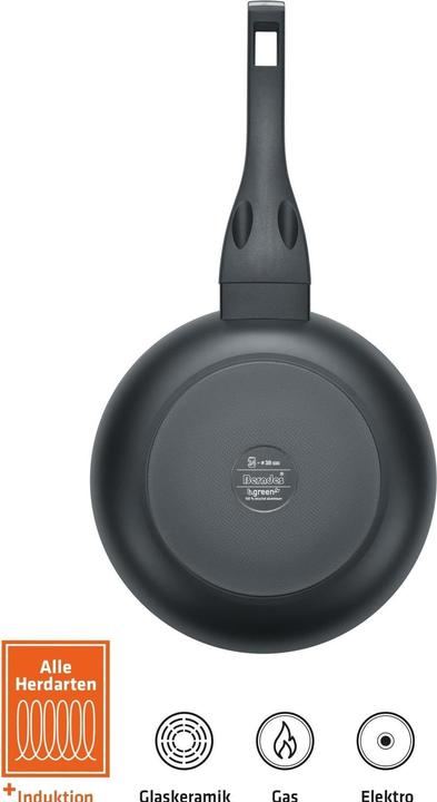 Actual product image Berndes Frying pan Alu Recycled Induction 20 cm (20 cm, Frying pan, Aluminium)