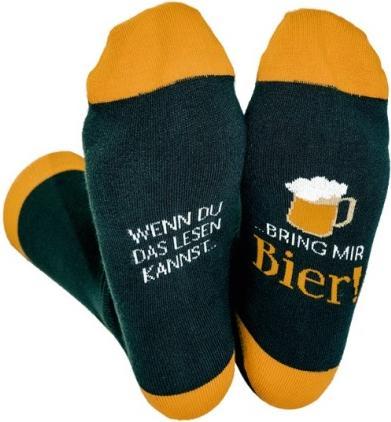 Produktbild Coole Socke -...bring mir Bier! - Grösse 41-45 - von (41 - 45)