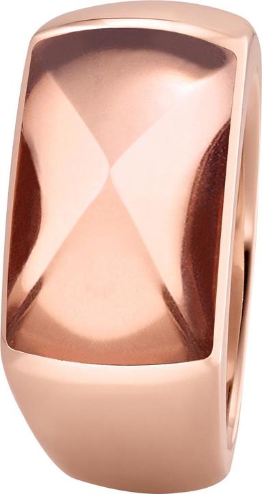Produktbild Xen Ring mit 16x10 mm grossen Rauchquarz rosé-vergoldet (58)