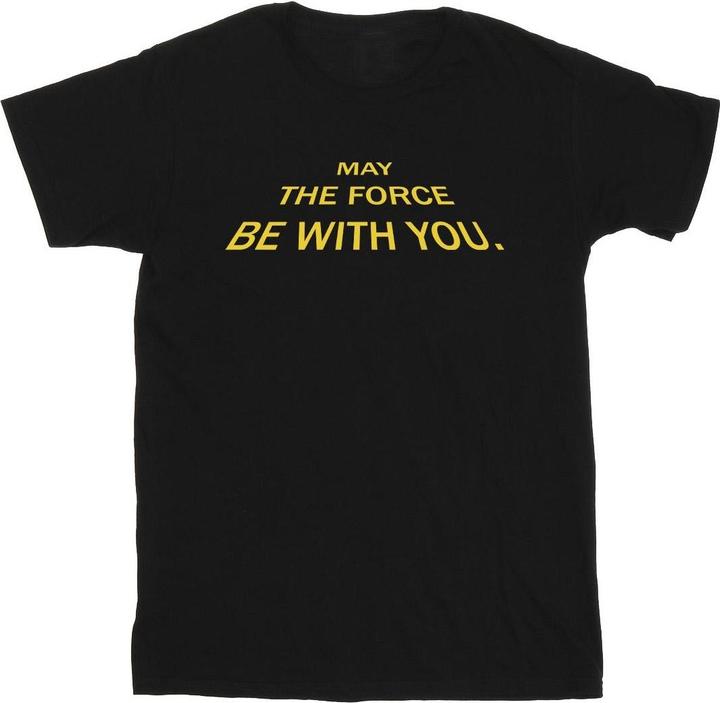 Image du produit Star Wars - T-shirt MAY THE FORCE OPENING CRAWLS - Homme (5XL)