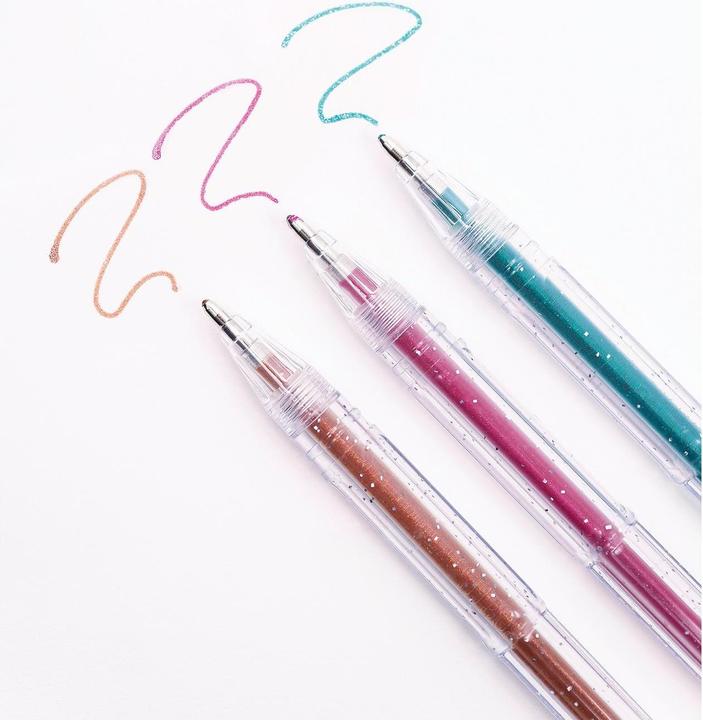 Actual product image Folia Gel pen glitter (Multicoloured, 10 x)