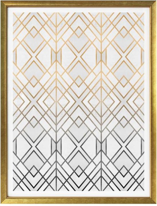 Actual product image Trenddeko Gold and silver (100 x 120 cm)