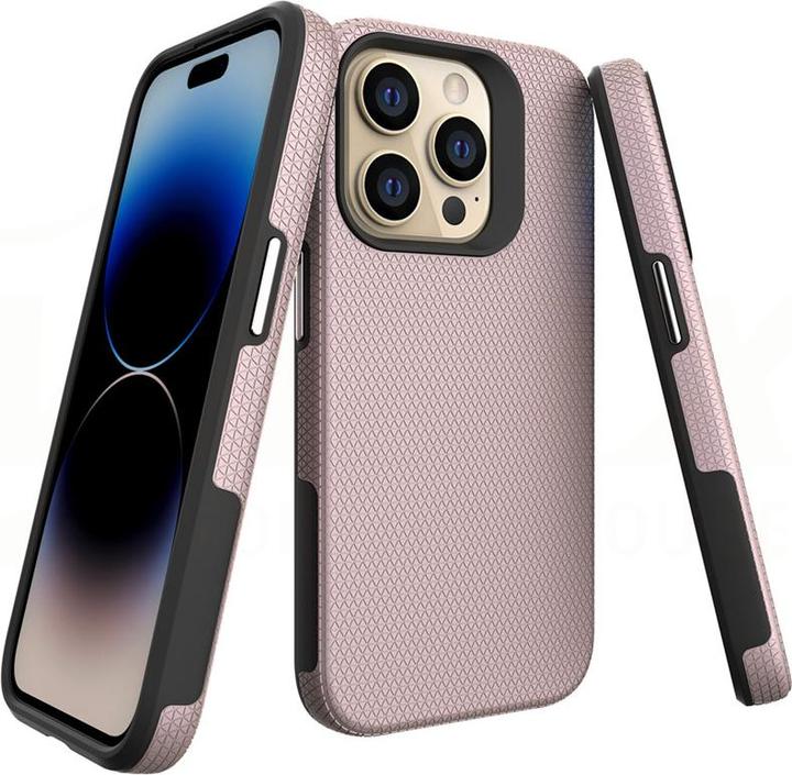 Immagine prodotto Vmax Custodia Triangolo per iPhone 16 Pro Max 6,9" oro rosa (Apple iPhone 16 Pro Max)
