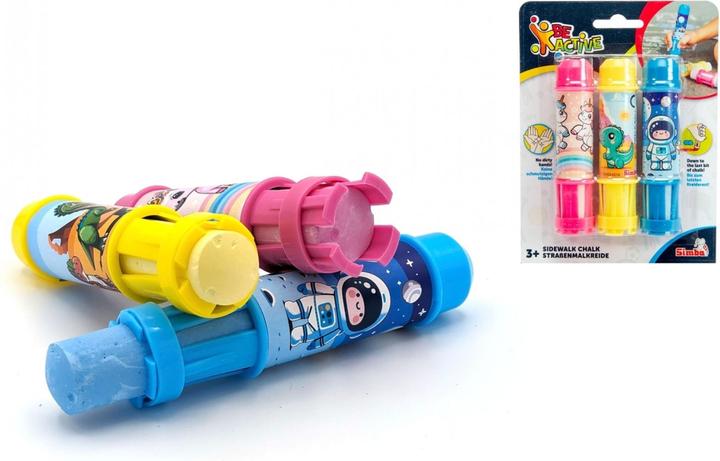 Immagine prodotto Simba 3 supporti per gessetti da marciapiede (Multicolore, 3 x)