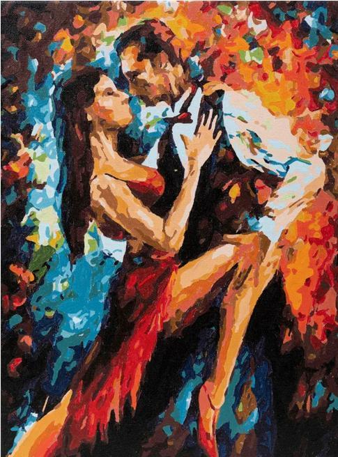 Immagine prodotto Craft Buddy Paint by Numbers "Kiss in Melody" 30 x 40 cm