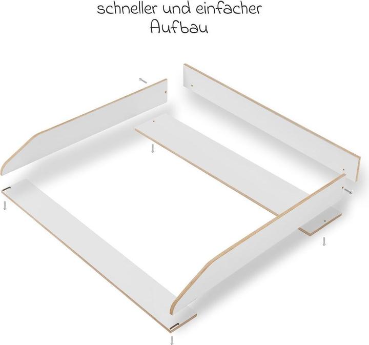 Actual product image jonka Wickelkommoden Wickelaufsatz für IKEA Hemnes Kommoden -