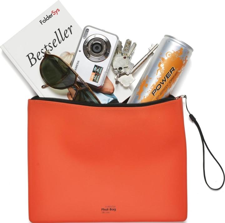 Immagine prodotto Foldersys PHAT BAG A5 Borsa con zip arancio/nero 1,2 mm (A5, 1 x)