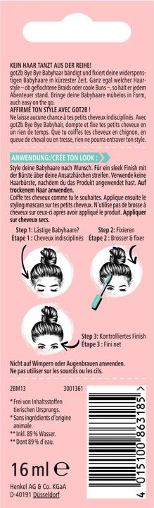 Produktbild Got2b Babyhaar Bändiger Bye Bye Babyhaar 16ml