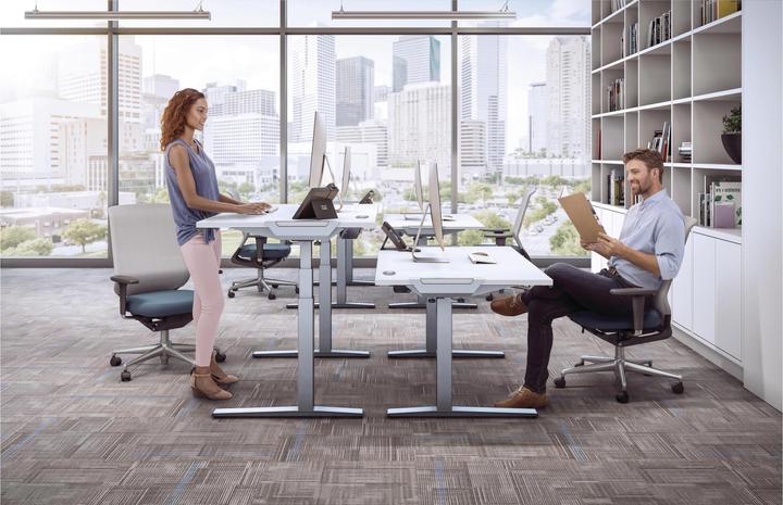 Actual product image Fellowes Tischplatte Levado 180 x 80 cm, Weiss (180 x 80 cm)