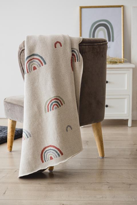 Image du produit Kaiser Couverture bébé Rainbow natural combo 80 x 100 cm (80 x 100 cm)