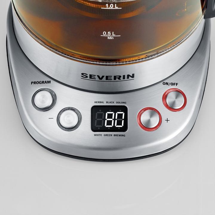 Actual product image Severin WK 3480 Glass tea/water kettle deluxe (1.70 l)