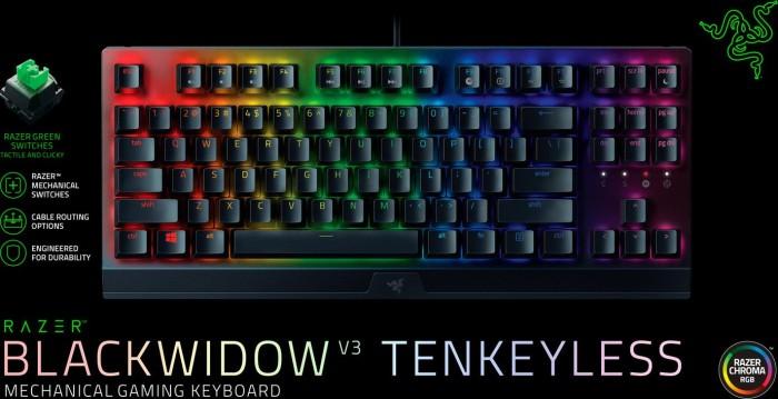 Produktbild Razer BlackWidow V3 TKL (US, Kabelgebunden)