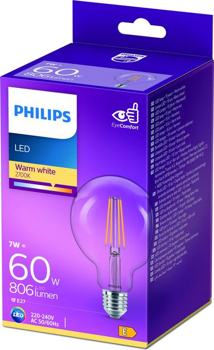 Image du produit Philips Bullet (E27, 7 W, 806 lm, 1 x, E)