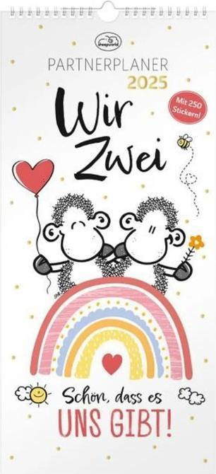 Actual product image Sheepworld Partner planner (23 x 49 cm, German)