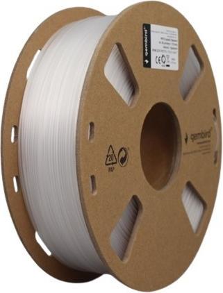 Immagine prodotto Gembird Bobina di filamento PETG neutro stretto (PETG, 1.75 mm, 1000 g, Trasparente)