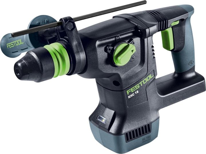 Actual product image Festool KHC 18 EB-Basic cordless combihammer 18 V 2.6 J SDS-Plus Brushless + 1x rechargeable battery 5.0 Ah (Rechargeable battery operated, 18 V)