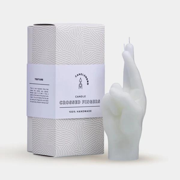 Actual product image Candle Hand crossed fingers (1 pcs.)