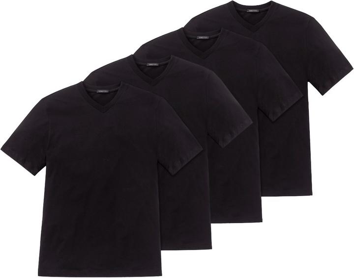 Image du produit Schiesser Pack de 4 T-shirts américains col V (L)