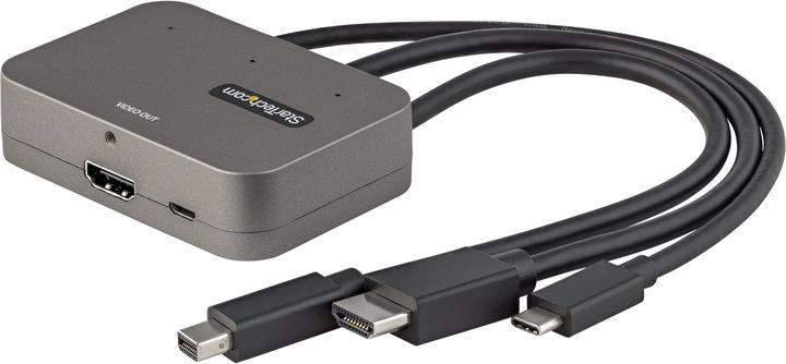 Produktbild StarTech 3-in-1 HDMI Adapter (USB Typ-C, HDMI, 8 cm)