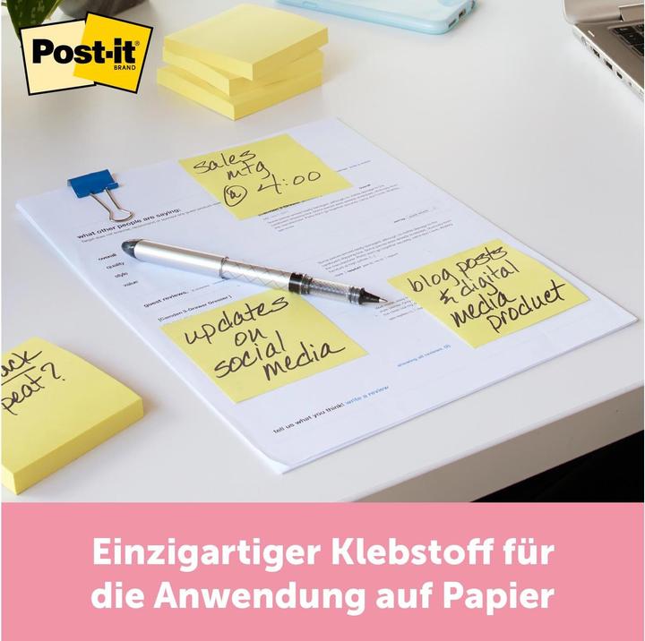 Actual product image Post-it Sticky notes 3 + 1 (38 x 51 mm)