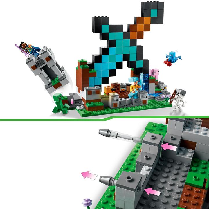 Actual product image LEGO 21244 The Sword Outpost (21244, LEGO Minecraft)