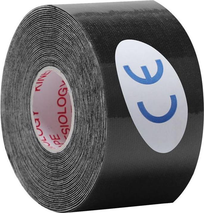 JTI Kinesiologie-Tape, Schwarz - 5 m (5 m)