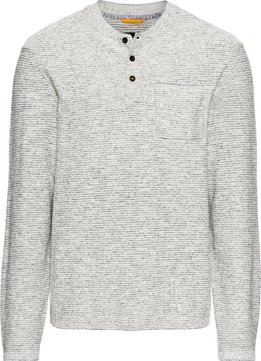 Camel Active Henley Langarmshirt aus einem Baumwollmix