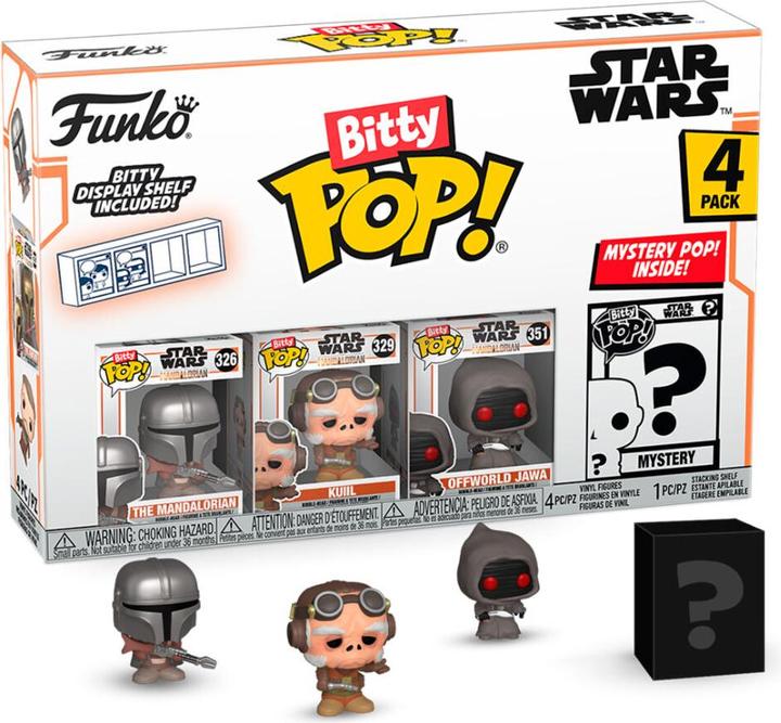 Image du produit Funko Bitty POP! Mandalorian - The Mandalorian™, Bitty Pop! Kuiil™, Bitty Pop! Offworld Jawa™, et e