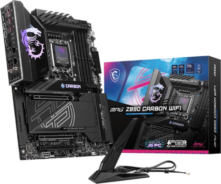 Produktbild MSI MPG Z890 CARBON WIFI (LGA 1851, Intel Z890, ATX)
