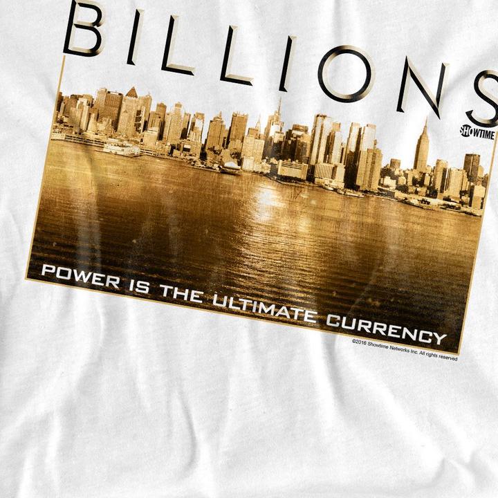 Actual product image Billions Unisex Adult Golden City T-Shirt (L)