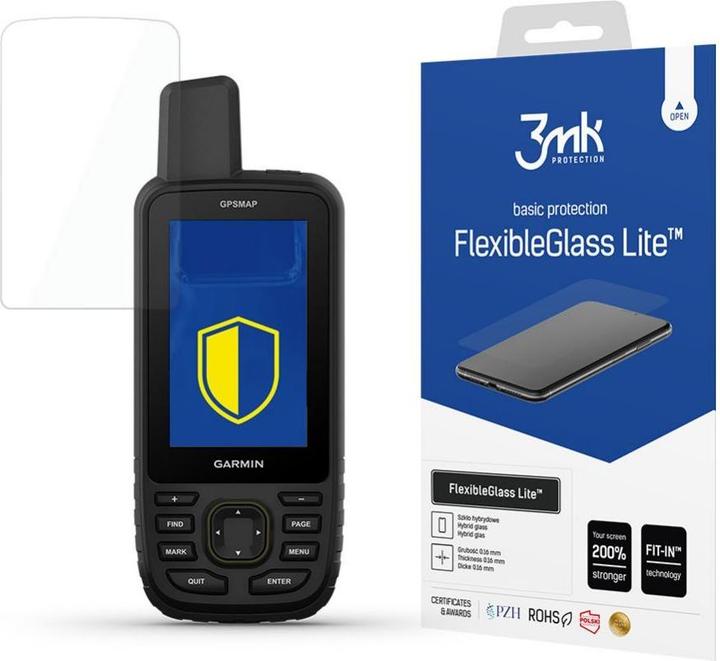 3MK FlexibleGlass Lite Garmin GPSMAP 67 Szkło Hybrydowe Lite