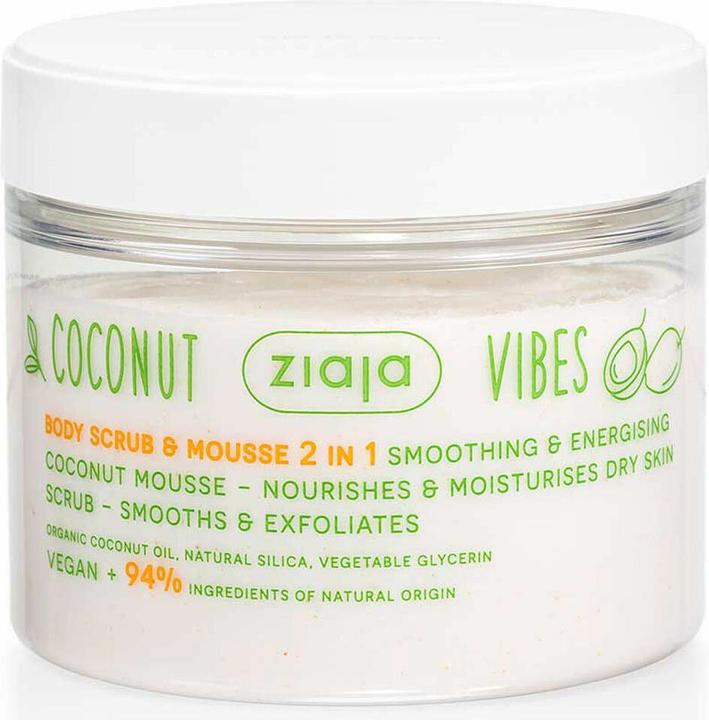 Immagine prodotto Mousse scrub per il corpo alle vibrazioni di cocco e arancia 270ml (270 ml)
