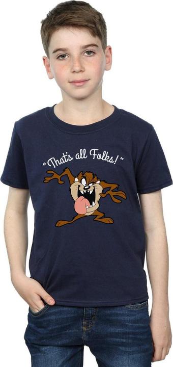 Image du produit Looney Tunes - T-shirt TAZ THAT'S ALL FOLKS - Garçon (152, 158)