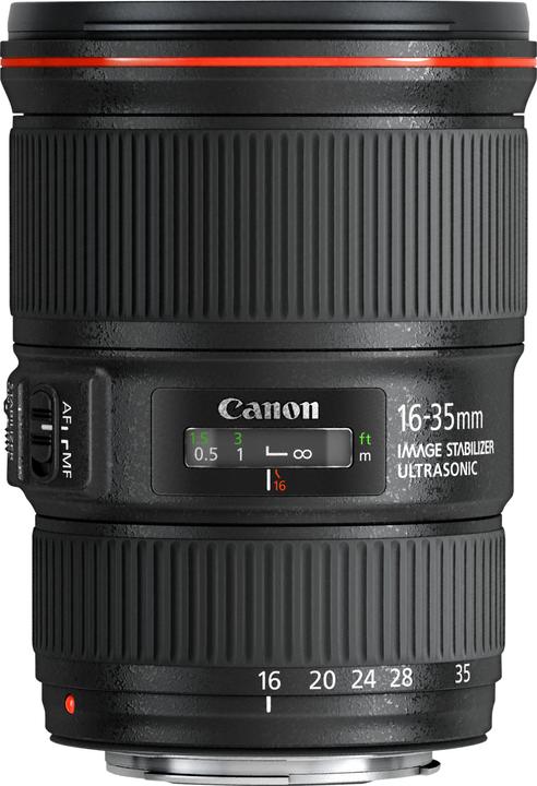 Produktbild Canon EF 16-35mm / 4.0 L IS USM (EU) (Canon EF, APS-C / DX)