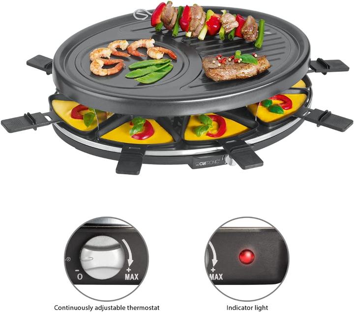 Produktbild Clatronic Raclette-Grill RG 3776 (Schwarz)