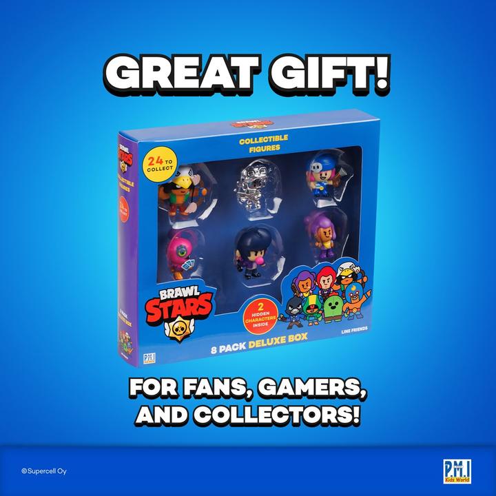 Produktbild Brawl Stars Figure 8 pack deluxe box S1