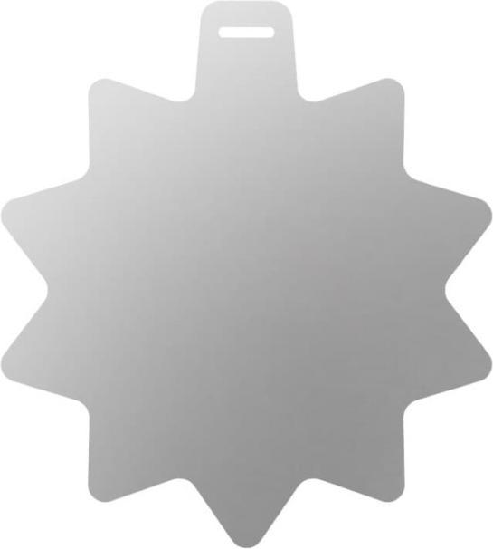 Tresxics Miroir suspendu en forme d'étoile (26 x 30 cm)