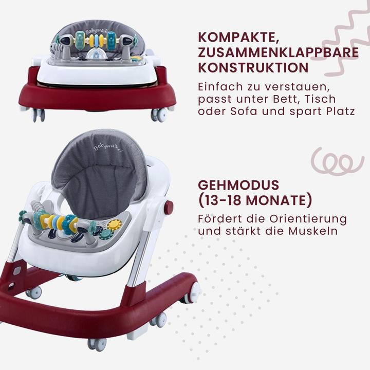 Image du produit Hermex Baby Walker Chariot de marche Chariot de marche sans marche Chariot de marche pour jeunes enfants