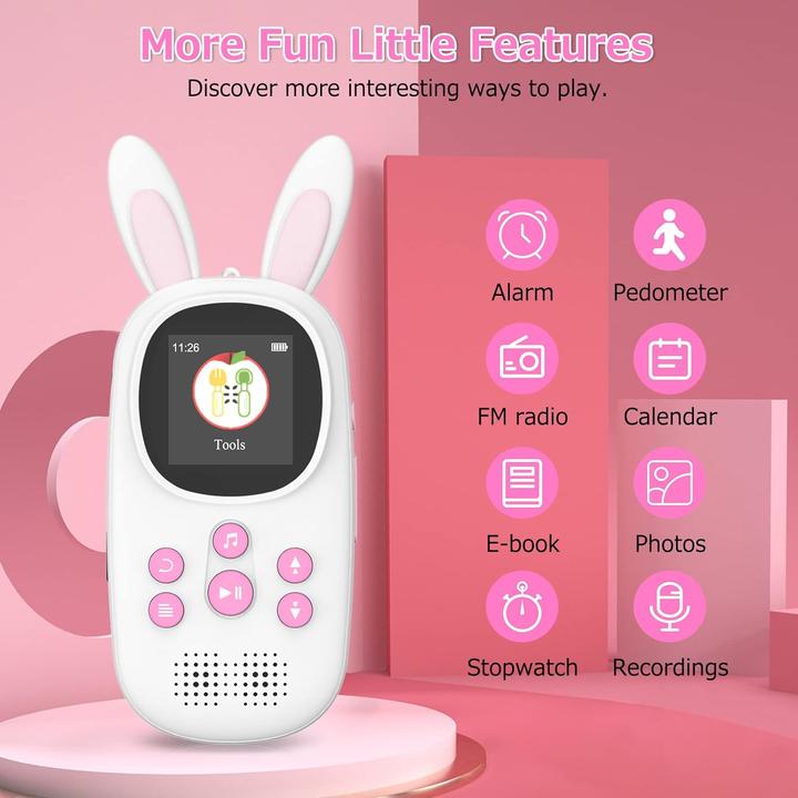Produktbild ChenFec MP3 Player für Kinder (16 GB)