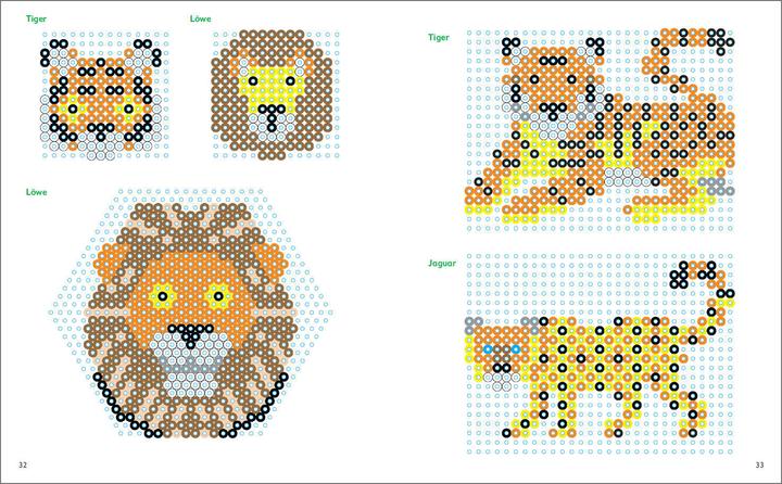Actual product image My colorful template book: Ironing beads animals