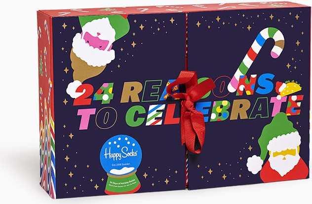 Produktbild Happy Socks 24 Days of Holiday Socken Adventskalender (24er Pack, 41 - 46)