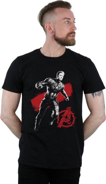 Produktbild Avengers Endgame Mono Captain America TShirt (L)