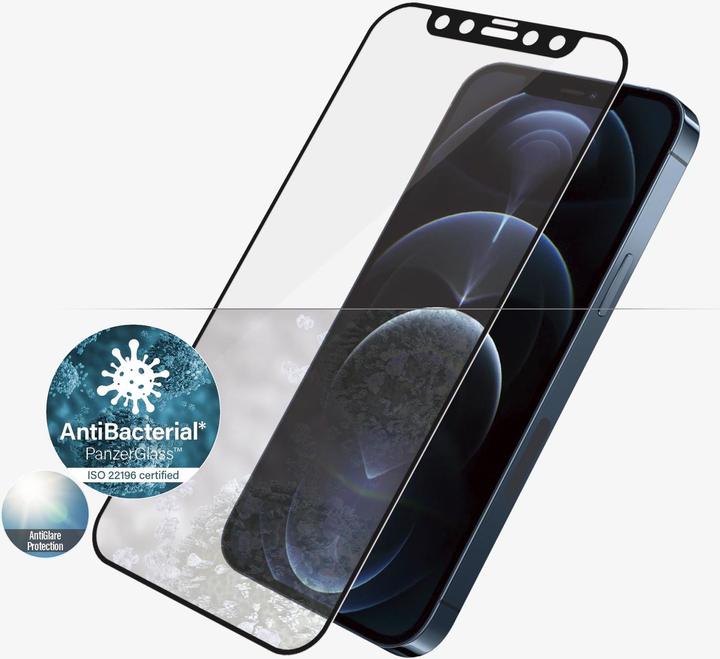 Produktbild PanzerGlass Case Friendly Black AB (1 Stück, Apple iPhone 12 Pro Max)