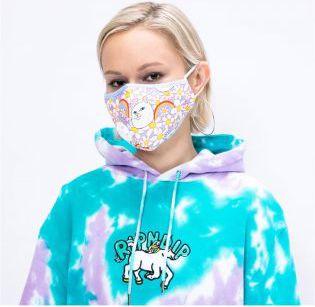 Actual product image RipnDip Daisy Daze Ventilated Mask
