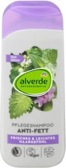 Produktbild dm alverde Shampoo Anti Fett Bio-Brennnessel, Bio-Zitronenmelisse (200 ml, Flüssiges Shampoo)