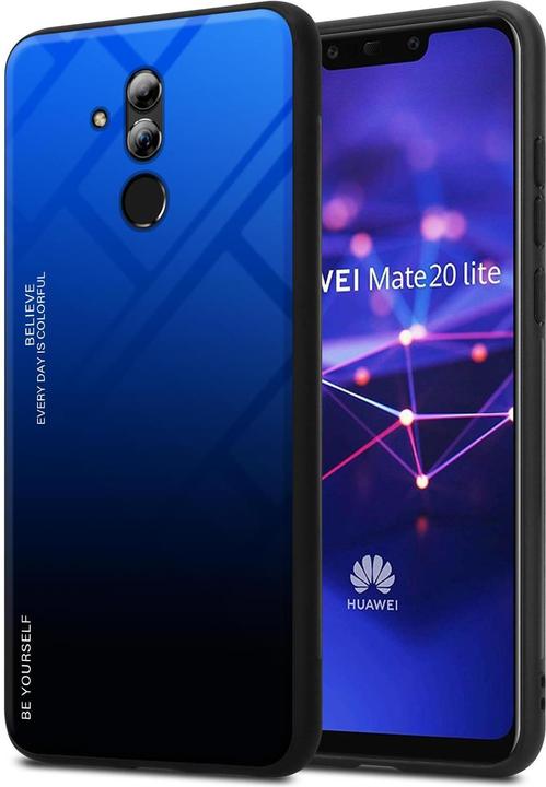 Produktbild Cadorabo TPU 2 Farben Glas Cover (Huawei Mate 20 Lite)