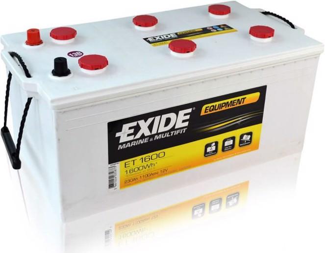 Exide ET1600 Equipment (Semi-traction) Batterie (12 V, 230 Ah)