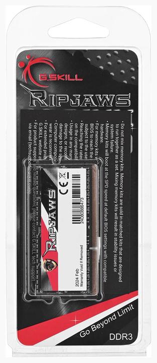 Actual product image G.Skill Ripjaws (1 x 8GB, 1866 MHz, DDR3-RAM, SO-DIMM)